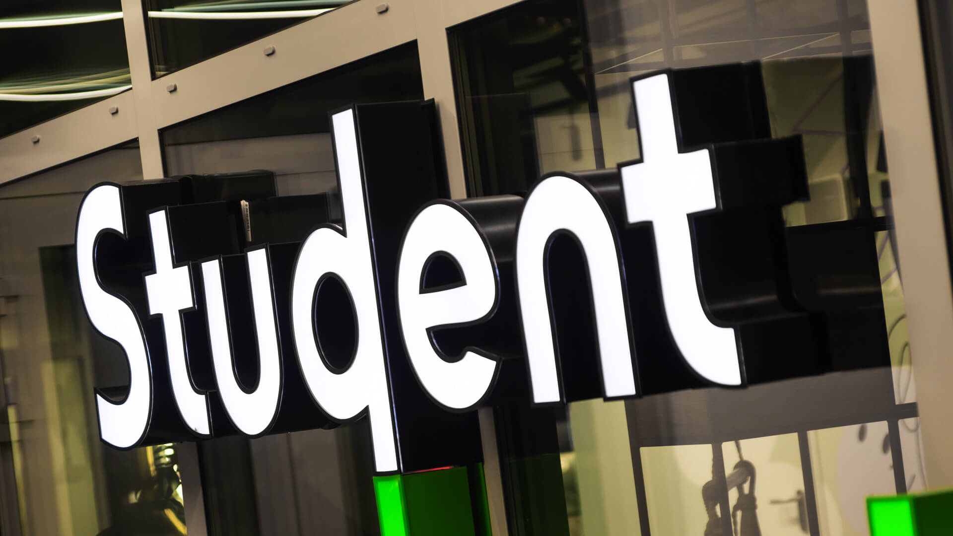 student depot - student-depot-spatial-letters-letters-at-the-entry-literals-at-the-window-letters-at-the-panel-green-letters-at-the-order-logo-firm-letters-at-height-eye-letters-with-plexi-gdansk-at (1)